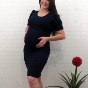 Vestido Canelado algodão amamentar